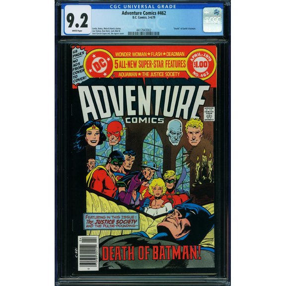 Adventure Comics #462 - CGC 9.2 Comic Book