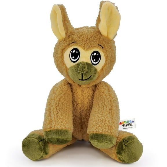 The Adventure Crew Jake the Llama Plush Comfort / Activity Toy for Newborn and Up | Ultra-Soft, 11.5" Compact Size with Weighted Limbs | Interactive Companion for Early Learning