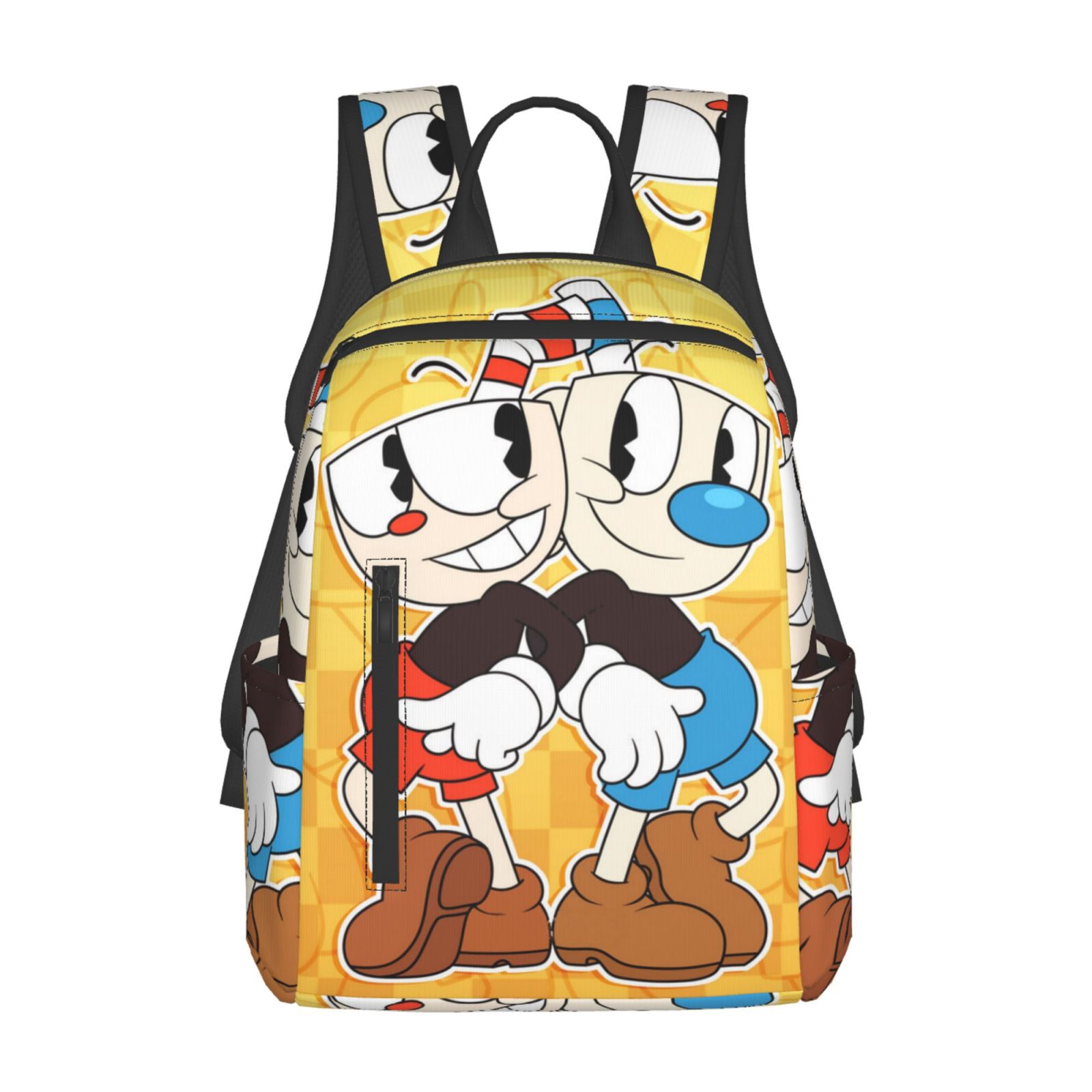 Adventure Cuphead Mugman Backpack School Bag Bookbag Satchel ...
