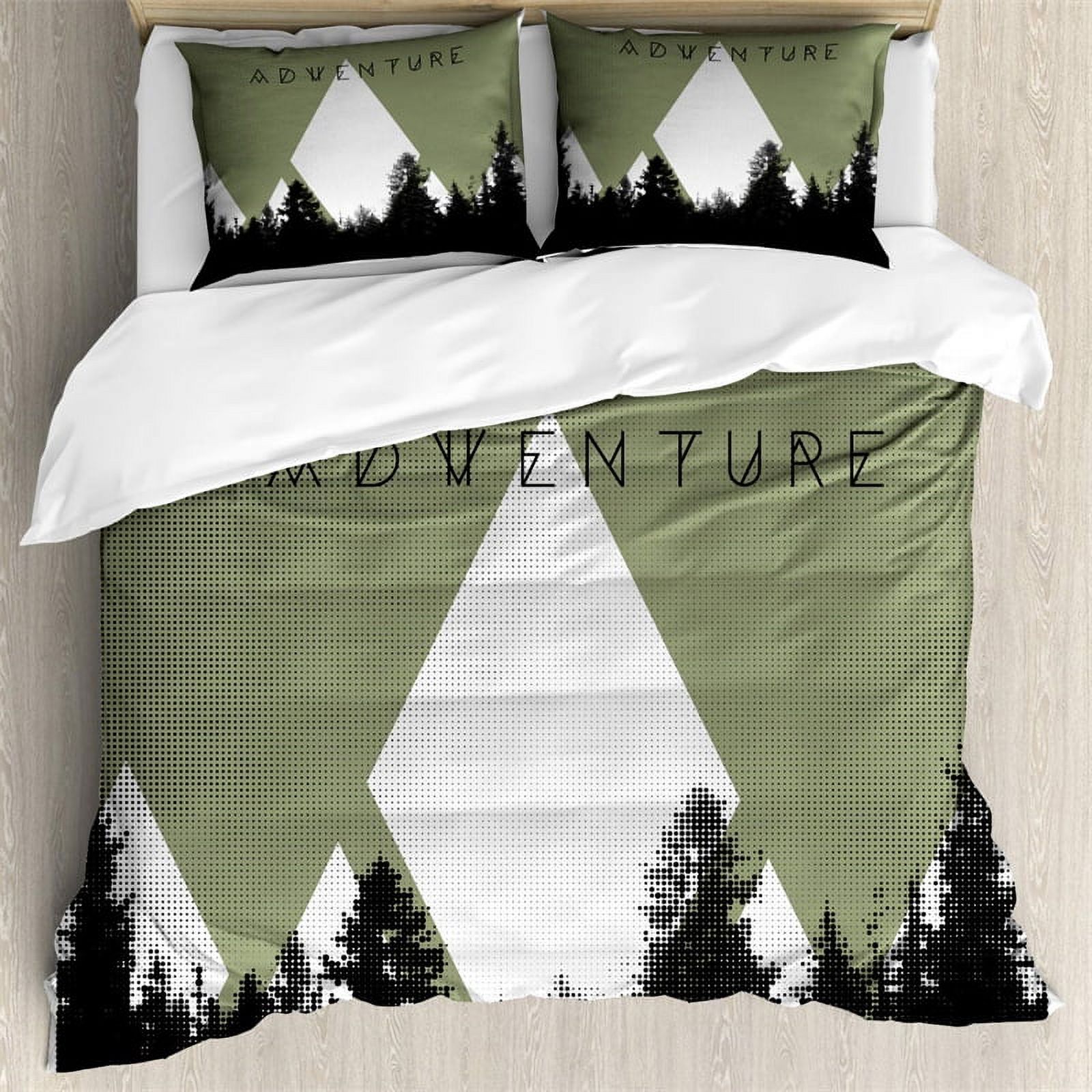 Adventure Duvet Cover Marine Theme Adventure Motivational Words Bedding