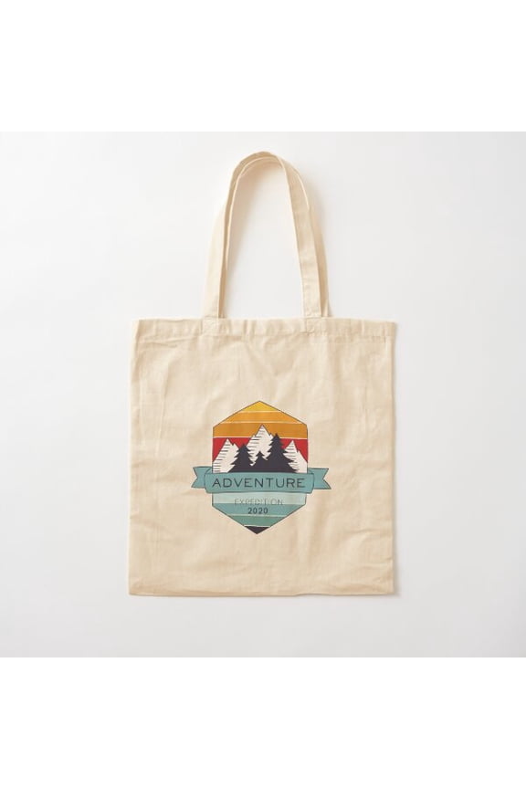 Adventure Expedition 2020 Canvas Tote Bags, Reusable Shopping Bag