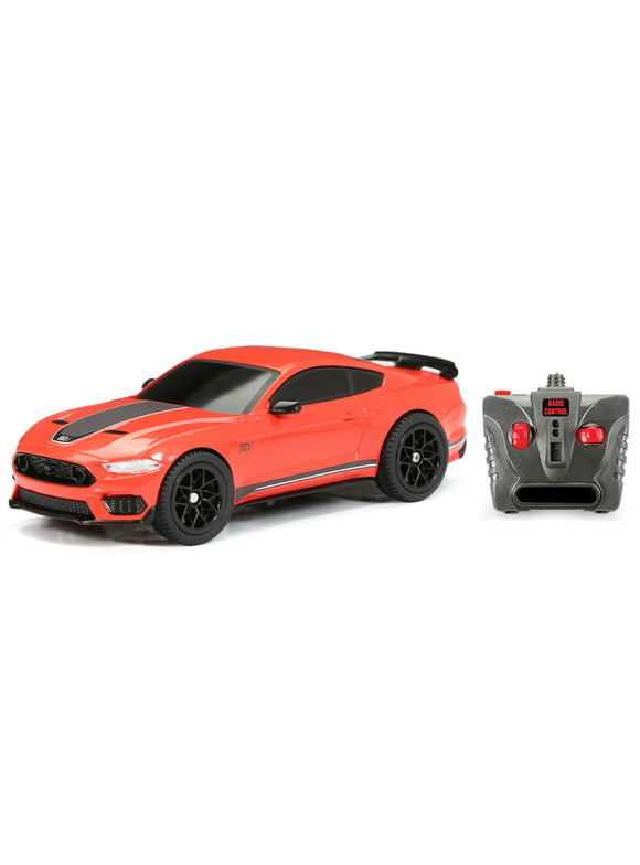 Adventure Force (1:24) Ford Mustang Mach 1 Battery Remote Control Red Sports Car, 2423-13R