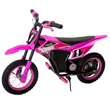 Adventure Force 12V Electric Dirt Bike, Kids Battery Powered Ride on, Ages 5 Years and up, Pink