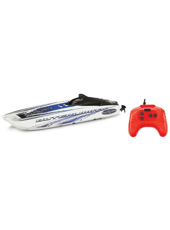 Adventure Force 6 inch Outer Limits Catamaran Battery Remote Control Nano Boat, 6706-3RH Child 4 & up