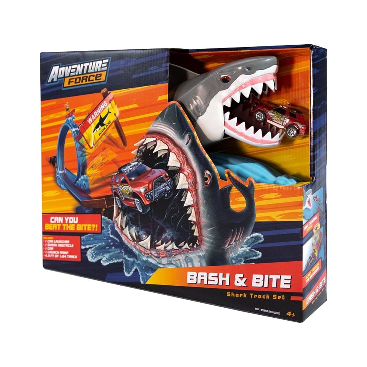 Adventure Force Bash & Bite Shark Car Track Playset, Children Ages 4+ -  Walmart.com