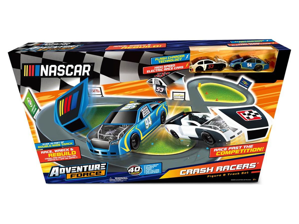 Adventure Force Crash Racers Figure 8 Circuit, Motorized Vehicle Playset, Children Ages 5+ - image 1 of 8
