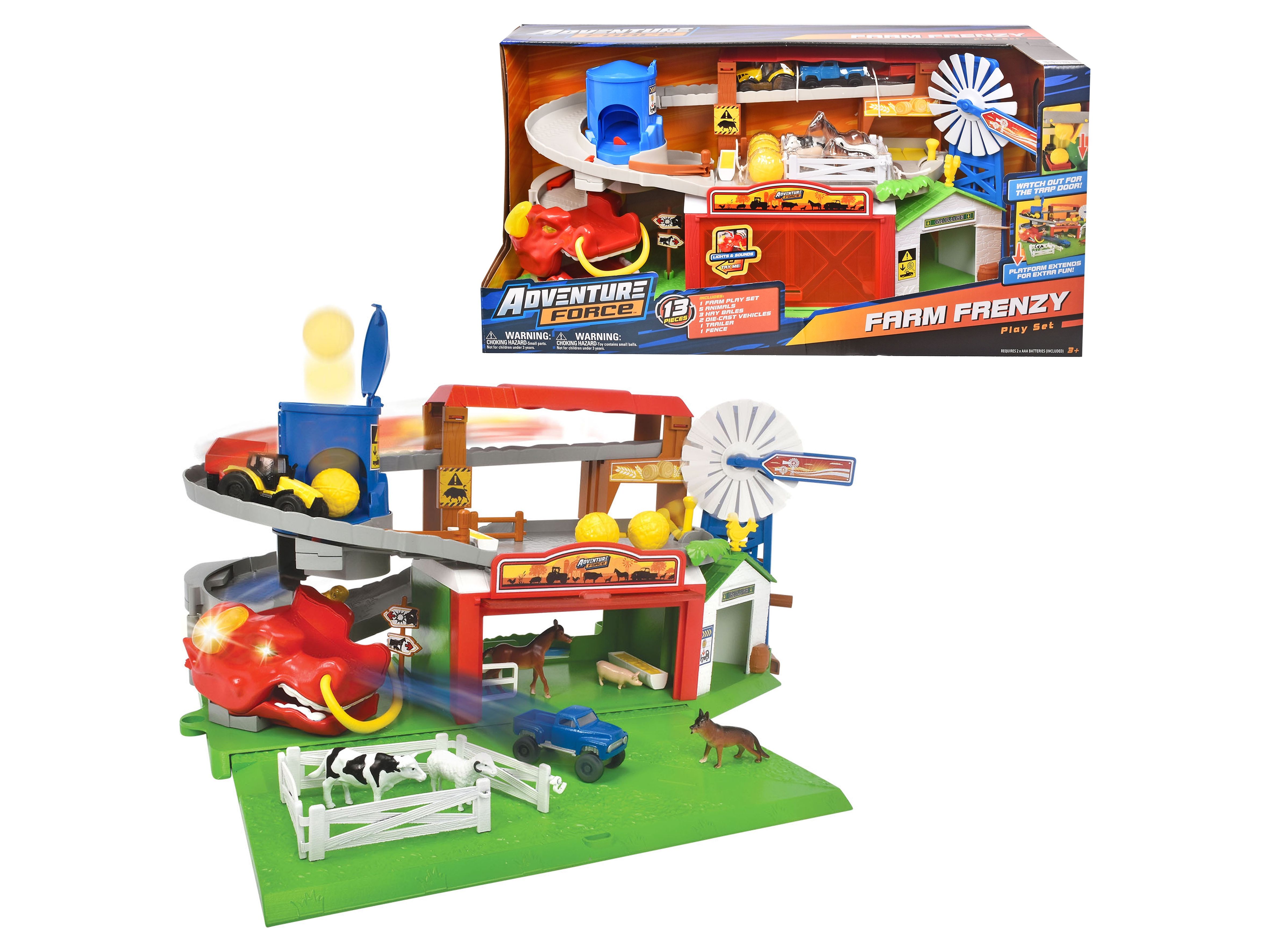 Adventure Force Farm Frenzy Die-Cast Vehicle Playset, Ages 3+ - image 1 of 7
