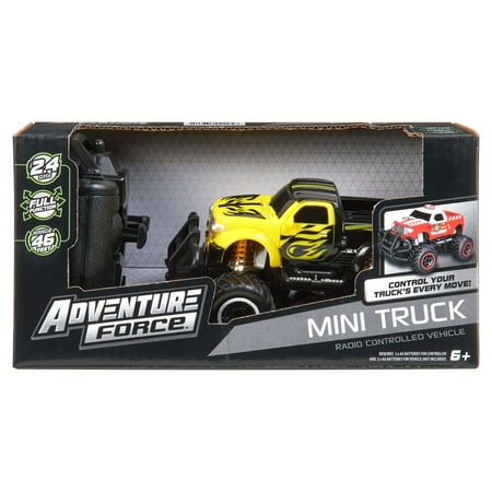 Adventure Force Mini Truck Radio Controlled Vehicle, Yellow