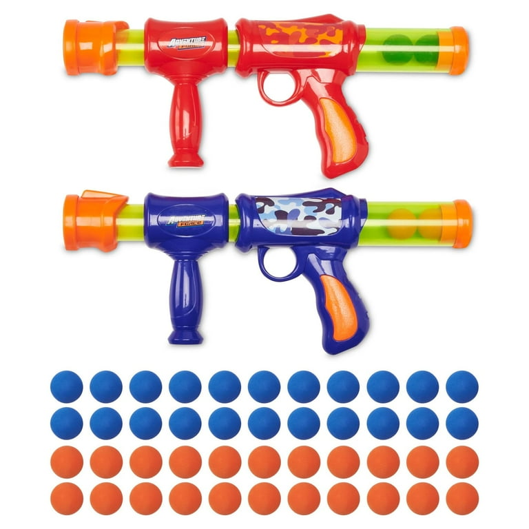 Adventure Force Pop & Bop Popper Blasters Set, Indoor Outdoor Foam