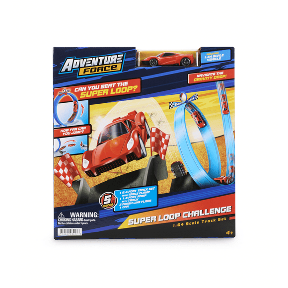 Adventure Force Super Loop Challenge Vehicle Playset, Children Ages 4+