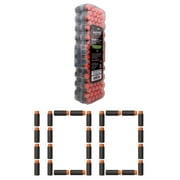 Adventure Force Tactical Strike 100 Half-Length Pro Foam Dart Blaster Refill, Shoots over 125 ft, Compatible with Most Pro Blasters, 14+