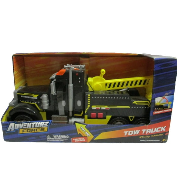 Adventure Force Tow Truck Utility Vehicle Lights and Sounds 15" x 8"