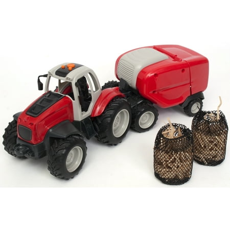 Adventure Force Tractor with Baler Set