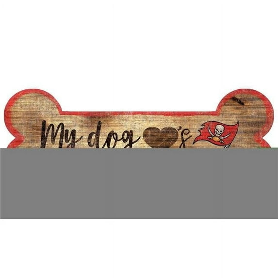 Adventure Furniture N0839-TBB Tampa Bay Buccaneers Dog Bone Sign