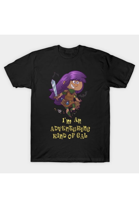 Adventure Gal Wilderness Hiking Exploration Outdoor Female Nomad Icon Unisex T-Shirt, up to size 3XL.