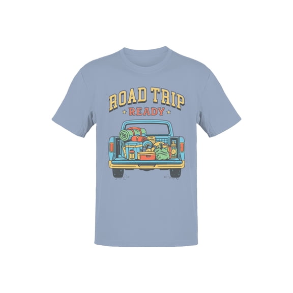 Adventure Gear Graphic Men's Light Blue T-shirts
