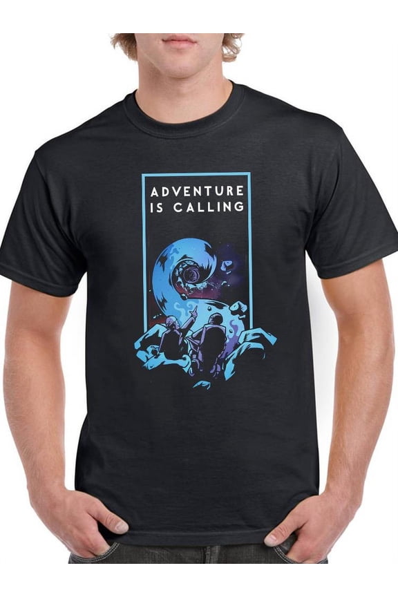 Adventure Is Calling! Tentacle T-Shirt Men -Smartprints Designs, Male Small