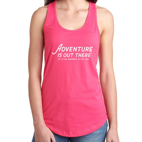 Adventure Is Out There Racerback Tank