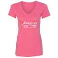 thumbnail image 1 of Adventure Is Out There Womens V-Neck Tee, 1 of 2