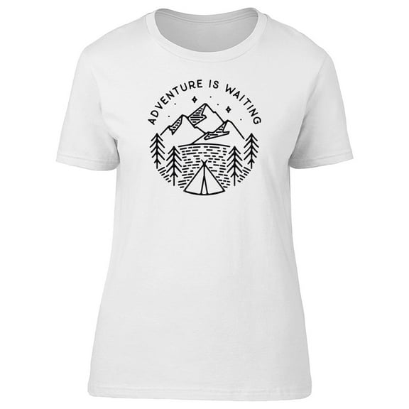 Adventure Is Waiting Quote T-Shirt Men -Image by Shutterstock, Male 4X-Large