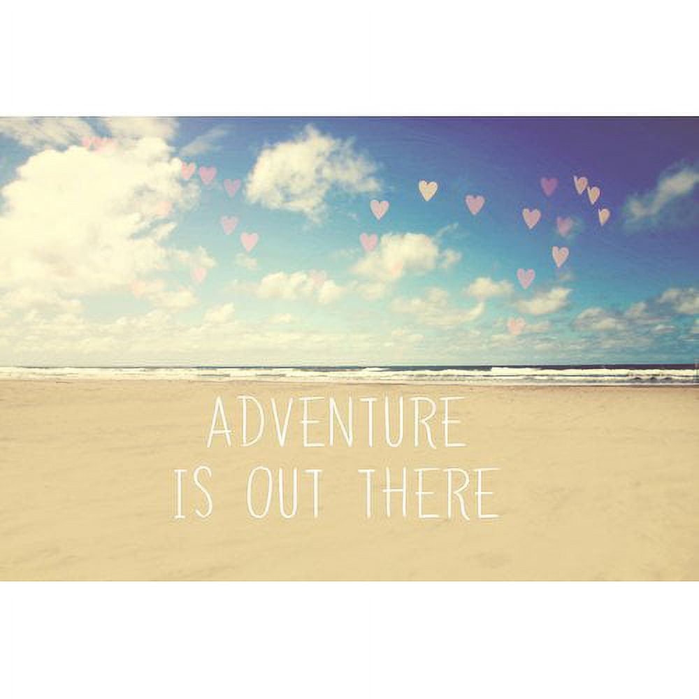 "Adventure Is out There" Painting Print on Wrapped Canvas