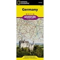 thumbnail image 1 of Adventure Map: Germany - Folded Map, 1 of 1