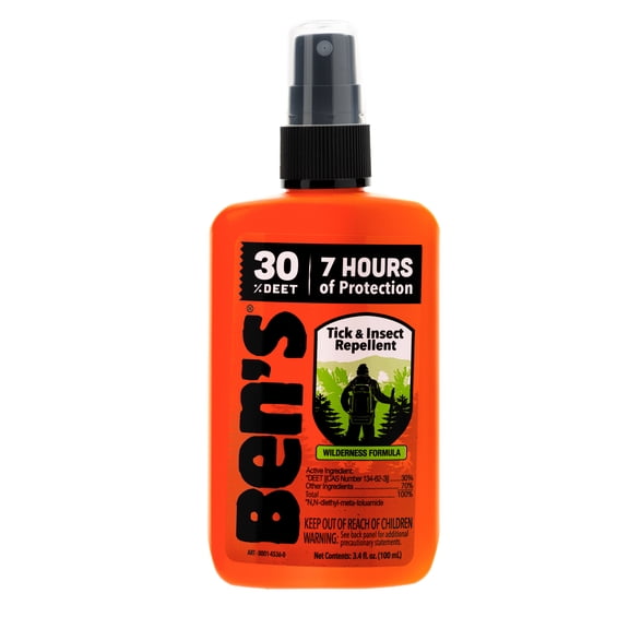 Ben's 30% DEET Insect Repellent Pump Spray, 3.4 fl. oz.