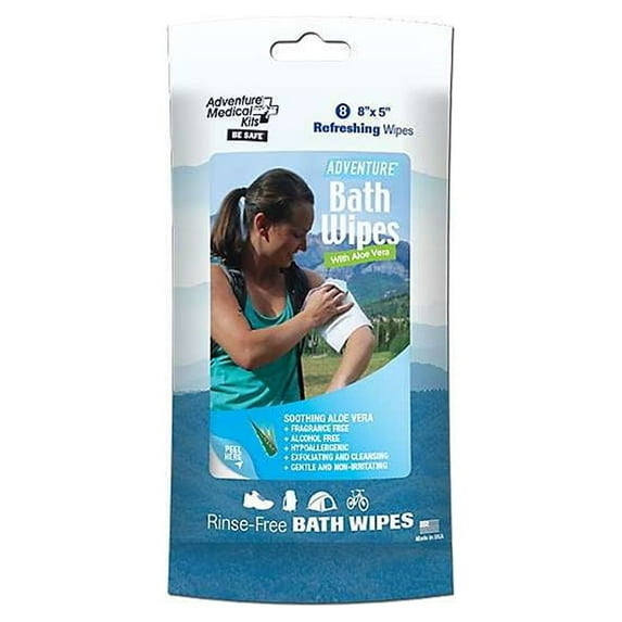 Adventure Medical Kits Adventure Bath Wipes - Travel Size