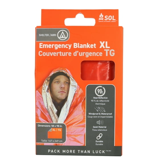SOL Waterproof Emergency Blanket XL