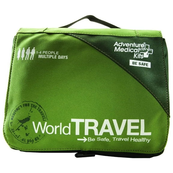 Adventure Medical Kits World Travel First Aid Kit with Wound Care Supplies & Medications