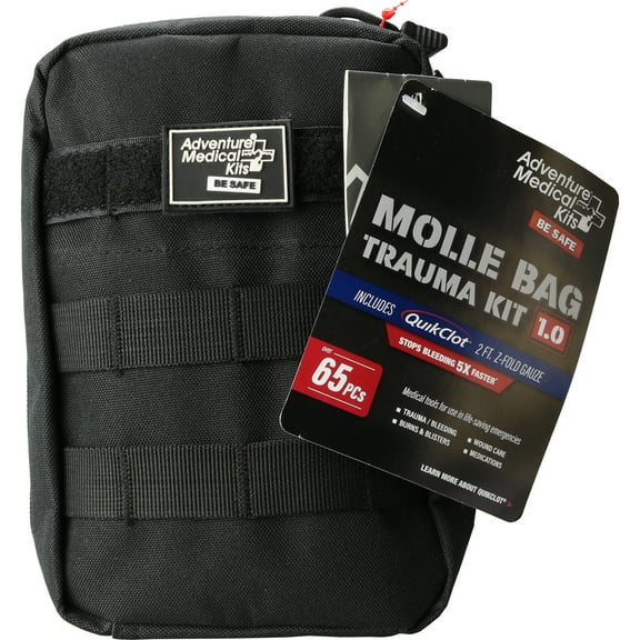 Adventure Medical MOLLE Bag Trauma Kit 1.0 (Black Bag)