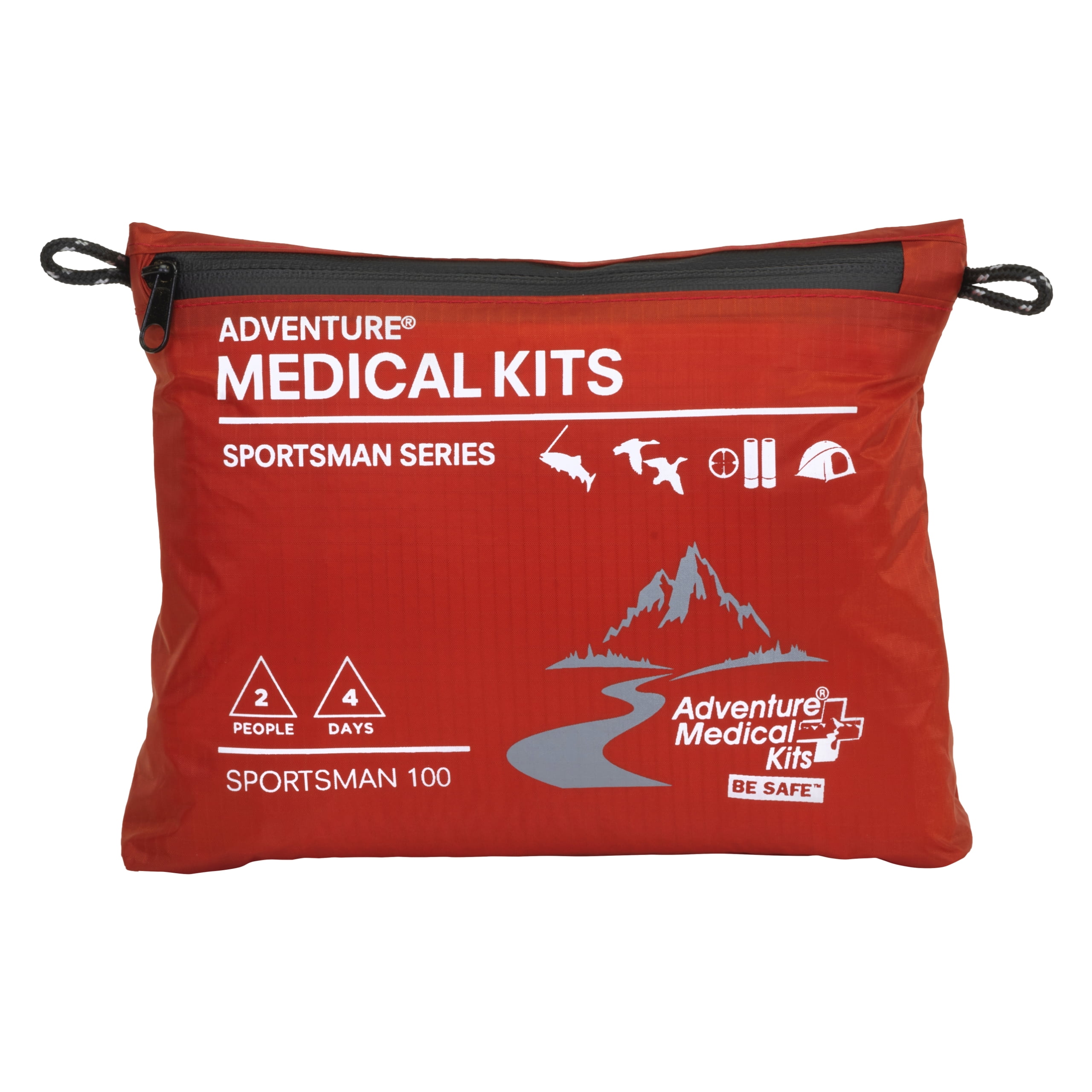 Red Medium Waterproof Outdoor Medical Kit for 2 People