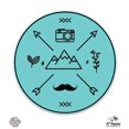 thumbnail image 1 of Adventure Mountains Arrows - 12" Vinyl Sticker Waterproof Decal, 1 of 1