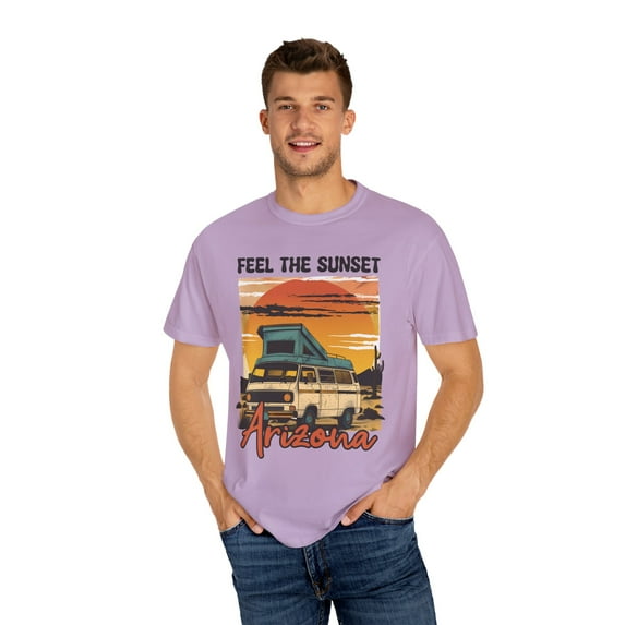 Adventure Outdoors Camp Unisex Comfort Colors Shirt Arizona RV Hiker Theme