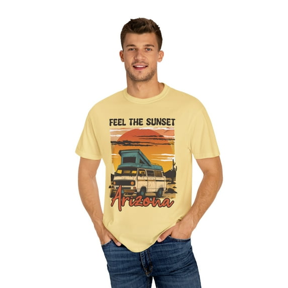 Adventure Outdoors Camp Unisex Comfort Colors Shirt Arizona RV Hiker Theme