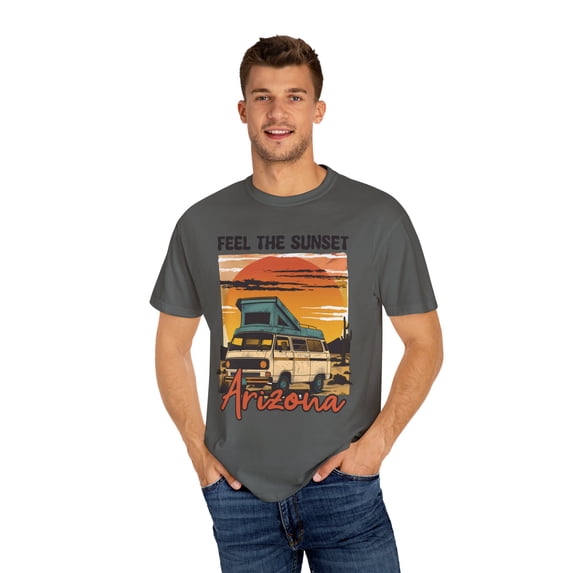 Adventure Outdoors Camp Unisex Comfort Colors Shirt Arizona RV Hiker Theme