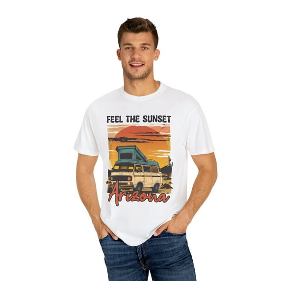 Adventure Outdoors Camp Unisex Comfort Colors Shirt Arizona RV Hiker Theme