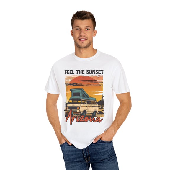 Adventure Outdoors Camp Unisex Comfort Colors Shirt Arizona RV Hiker Theme