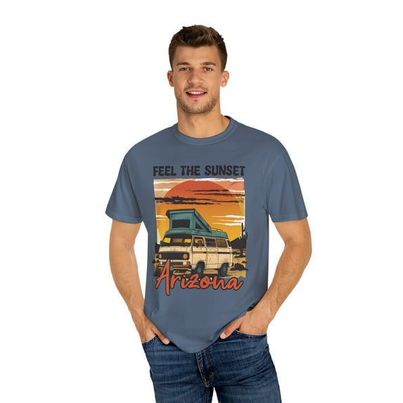 Adventure Outdoors Camp Unisex Comfort Colors Shirt Arizona RV Hiker Theme