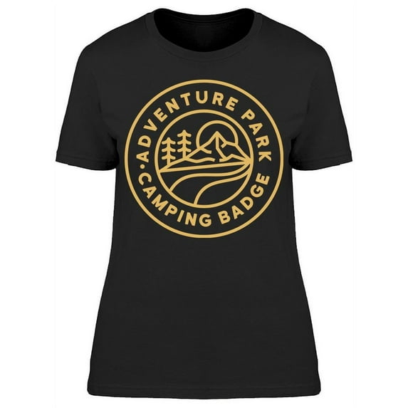 Adventure Park Camp Badge T-Shirt Women -Image by Shutterstock, Female x-Large