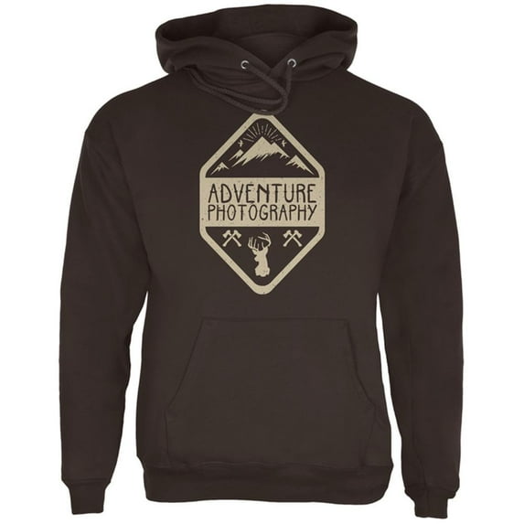 Adventure Photography Mens Hoodie Brown 2XL