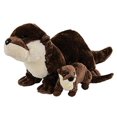 thumbnail image 1 of Rhode Island Novelty Adventure Planet Birth of Life River Otter with Baby Plush Toy 12.5" Long without Tail, 1 of 3