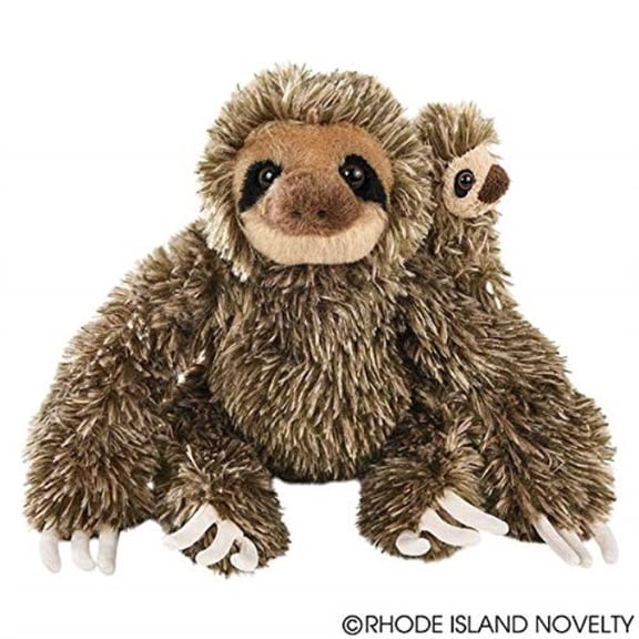 adventure planet mini birth of life sloth with baby plush