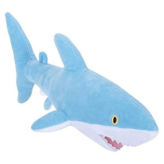 Ocean Safe Mako Shark 13” Stuffed Animal Plush Toy – Soft Eco-Friendly Baby & Toddler Plush, Safe for Ages 0+
