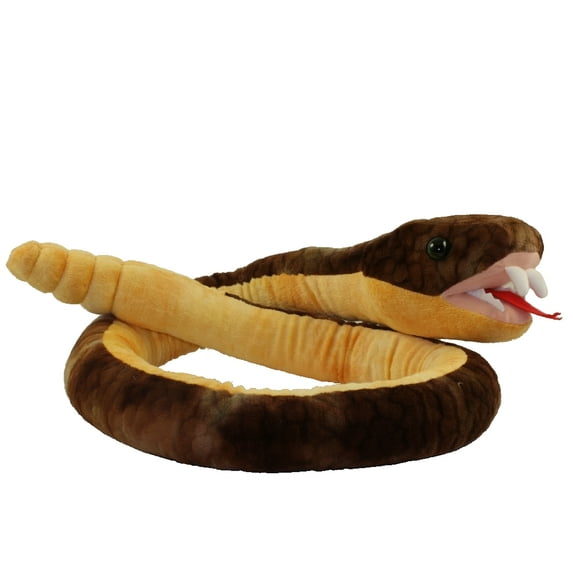 Adventure Planet Plush - BROWN RATTLESNAKE (60 inches long)