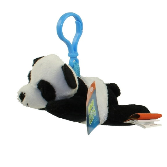 Adventure Planet Plush - Mighty Clips - PANDA BEAR (Plastic Key Clip - 3.5 inch)