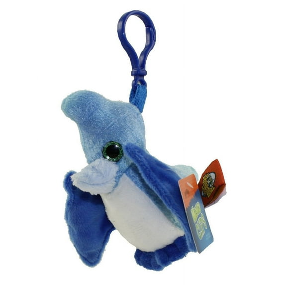 Adventure Planet Plush - Mighty Clips - PTERANODON (Plastic Key Clip - 3.5 in)