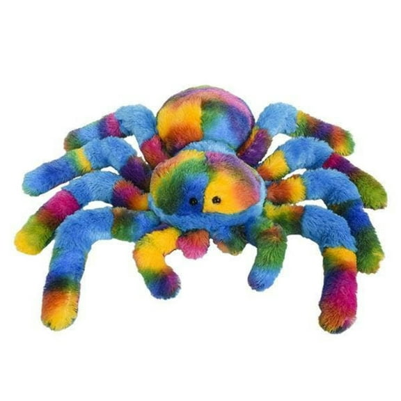 Adventure Planet Rainbow Splatter Plush Spider Toy