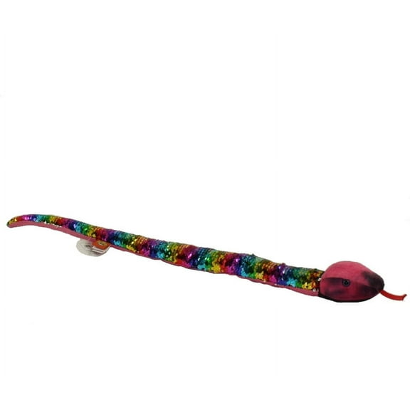 Adventure Planet Sequinimals Plush - SNAKE (Sequin - Rainbow & Silver) (26 inch)