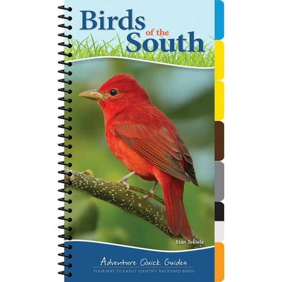 Adventure Quick Guides Birds of the South: Your Way to Easily Identify Backyard Birds, (Spiral-Bound)